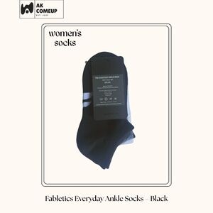 Fabletics Everyday Ankle Socks – White | Size M/L